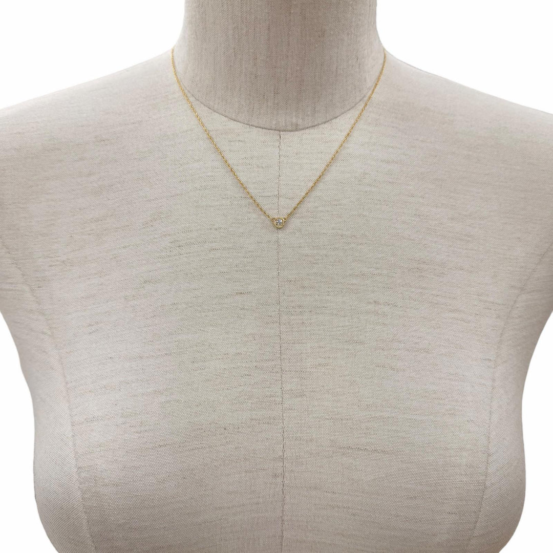 Great TIFFANY&Co. Necklace El Saperetti Yellow Gold 750 Women