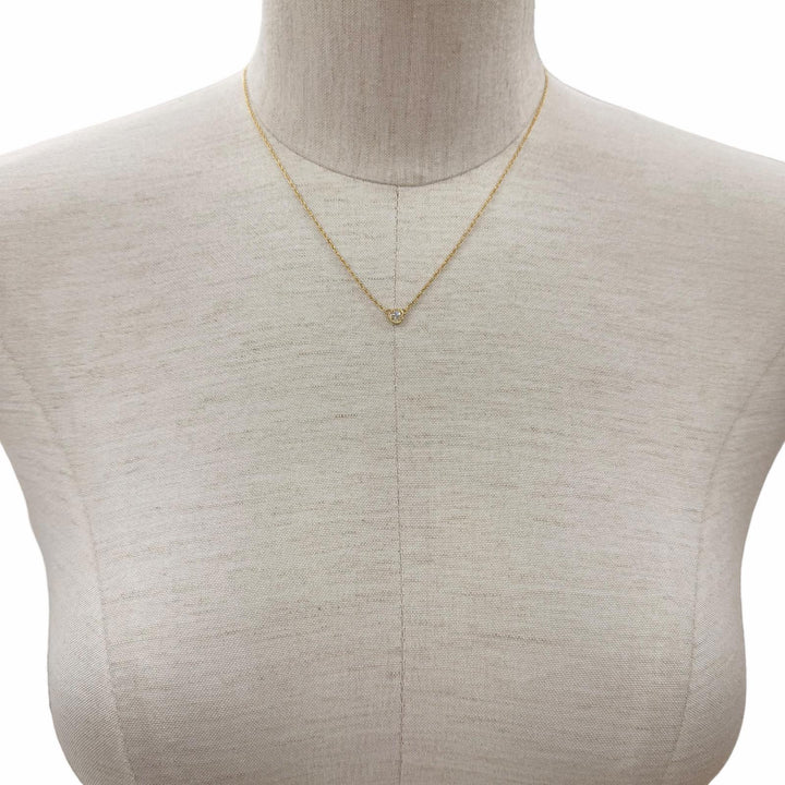 Great TIFFANY&Co. Necklace El Saperetti Yellow Gold 750 Women