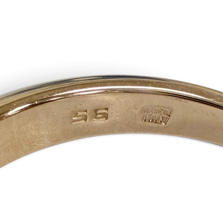 Excellent BVLGARI Bvlgari Bvlgari Flip Ring, 1P Diamond, 750 (PG) Pink gold 56