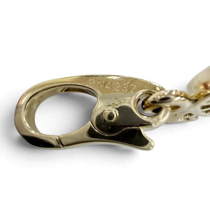 Excellent Cartier Pendant top 2C ダイヤ チャーム Yellow Gold 750 Women PN4237