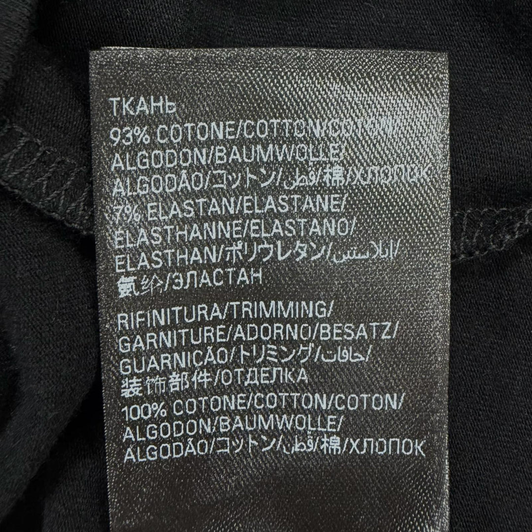 Pristine BALENCIAGA Long-sleeved T-shirt black cotton Women L 773285