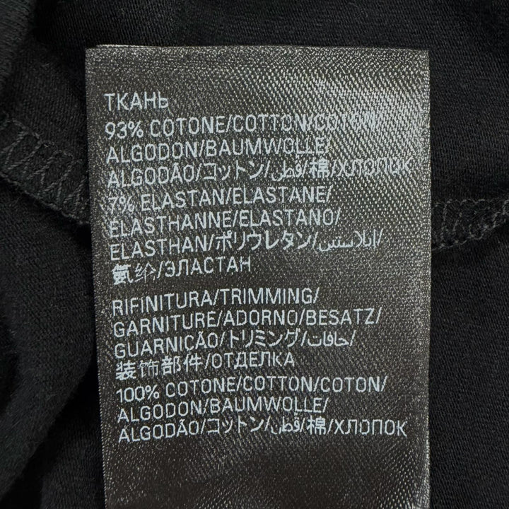 Pristine BALENCIAGA Long-sleeved T-shirt black cotton Women L 773285