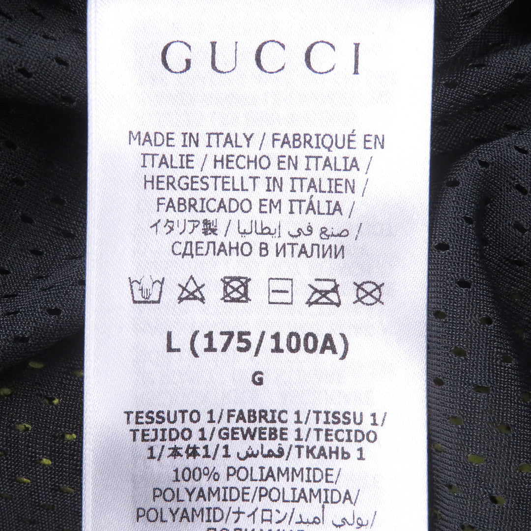 Pristine GUCCI Blouson GG Jersey Zip Hoodie Custom Jacket beige