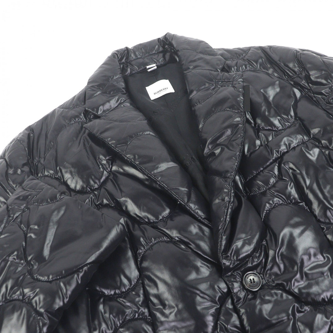 Excellent BURBERRY Jacket Logo buttons, tailored style, padded, quilted. black