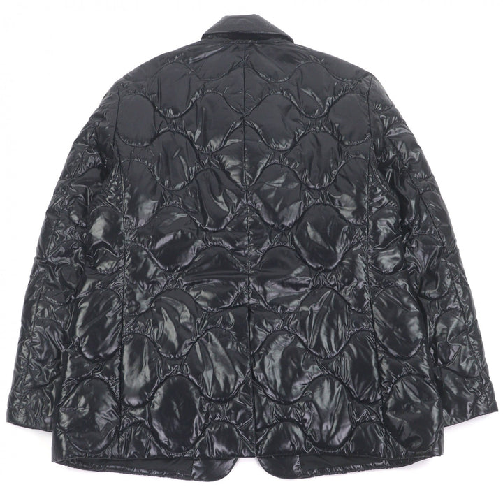 Excellent BURBERRY Jacket Logo buttons, tailored style, padded, quilted. black