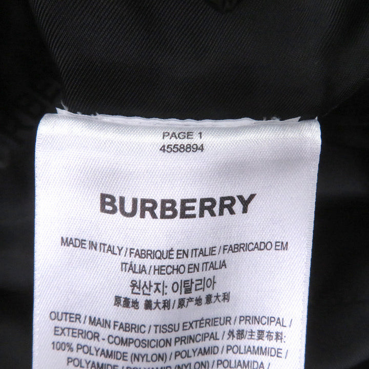 Excellent BURBERRY Jacket Logo buttons, tailored style, padded, quilted. black