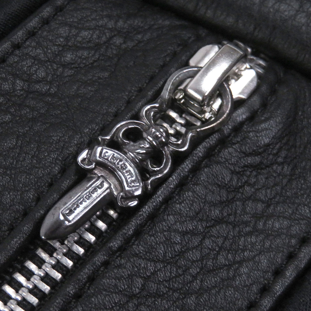 Excellent CHROME HEARTS Best Classic 2B Crossball button scroll label