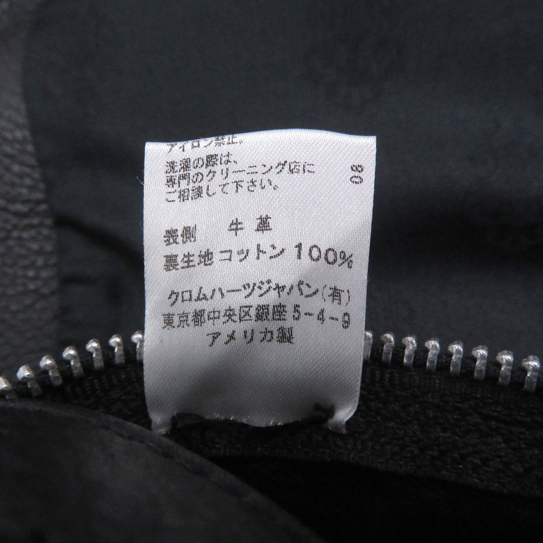 Excellent CHROME HEARTS Best Classic 2B Crossball button scroll label