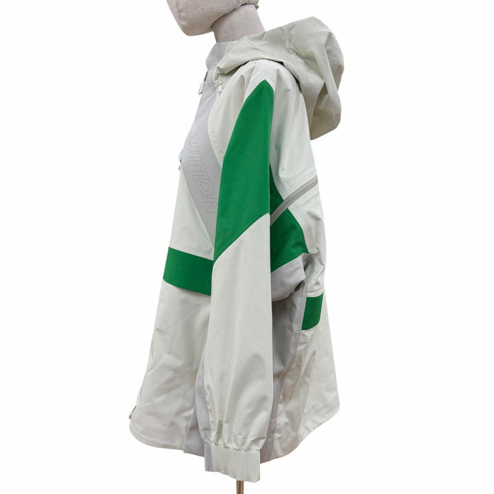 Pristine LOUIS VUITTON Blouson Sporty Cut Out Parka Ivory Women 38 1AIPRX