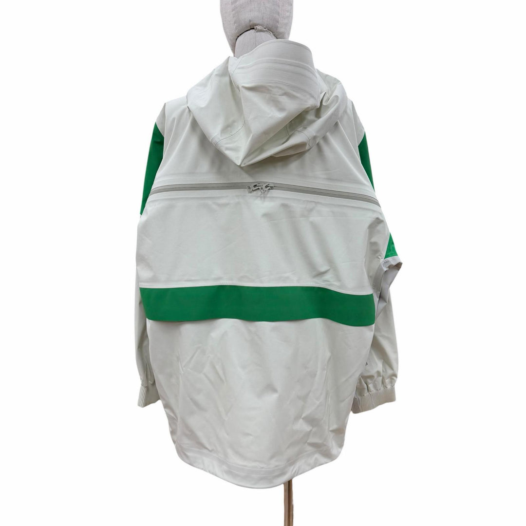 Pristine LOUIS VUITTON Blouson Sporty Cut Out Parka Ivory Women 38 1AIPRX
