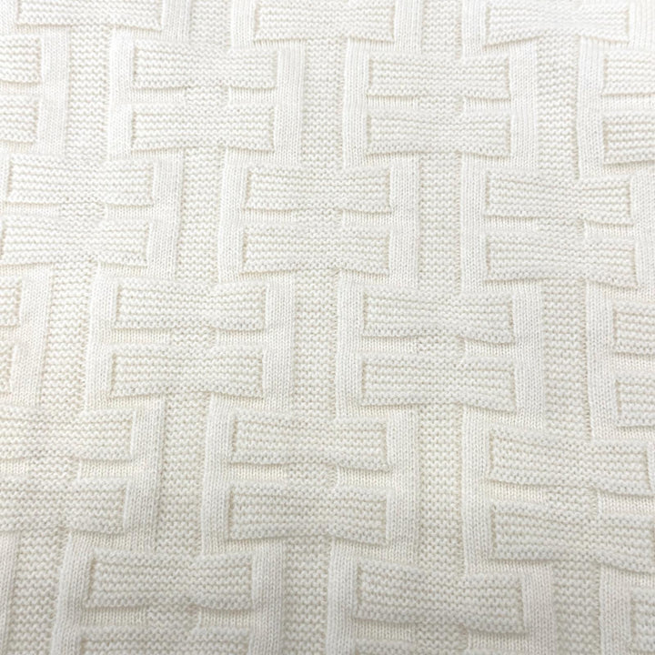 Pristine HERMES knit off white Virgin wool Women 36