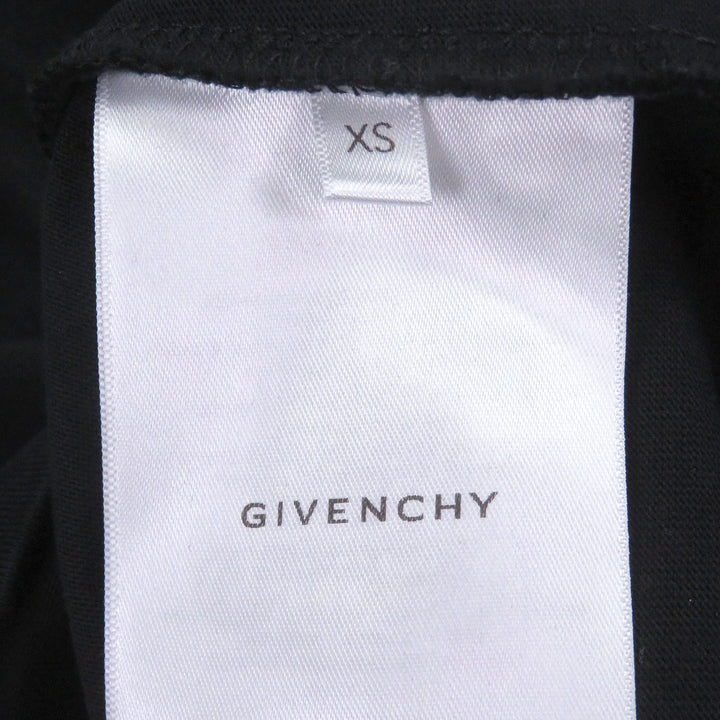 Excellent GIVENCHY Long-sleeved T-shirt Logo print black cotton