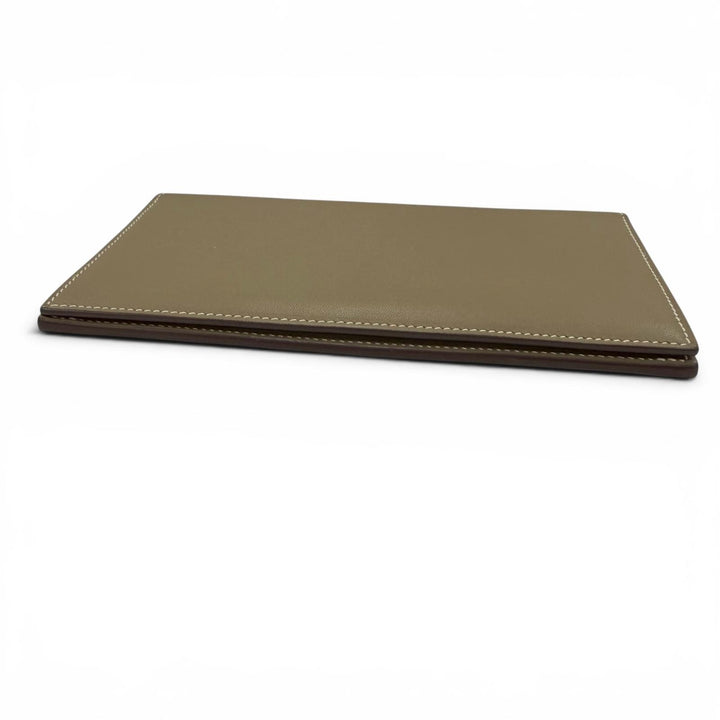 Very Good HERMES Purse Citizen twill long Long wallet leather Women