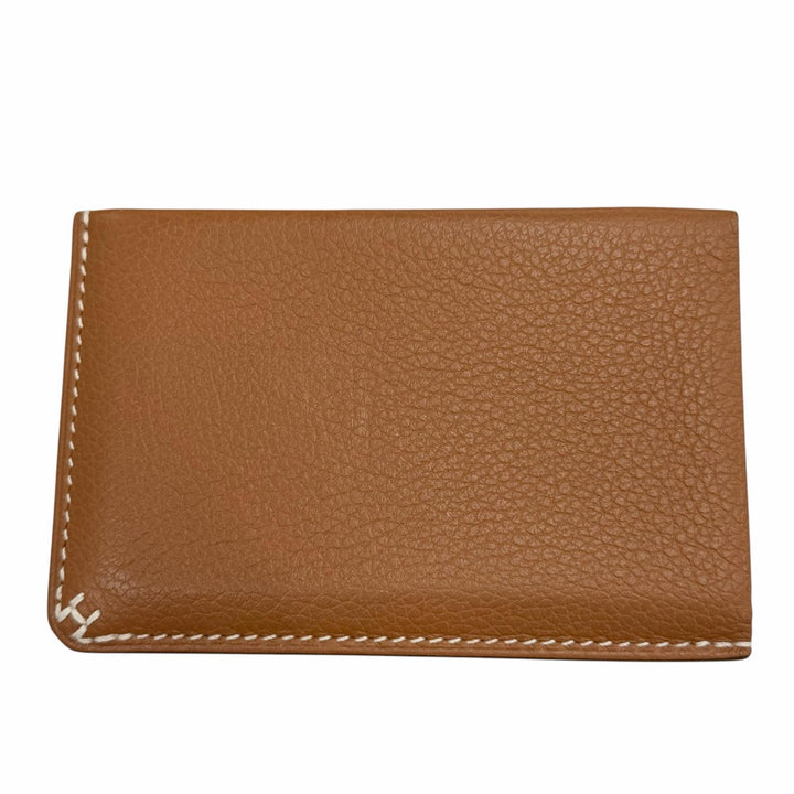 Great HERMES Card Case Hserie Pass Case Card Case leather mens