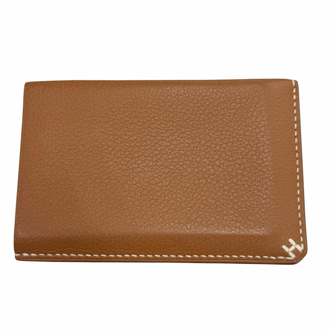 Great HERMES Card Case Hserie Pass Case Card Case leather mens
