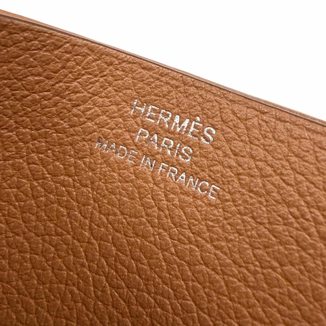 Great HERMES Card Case Hserie Pass Case Card Case leather mens