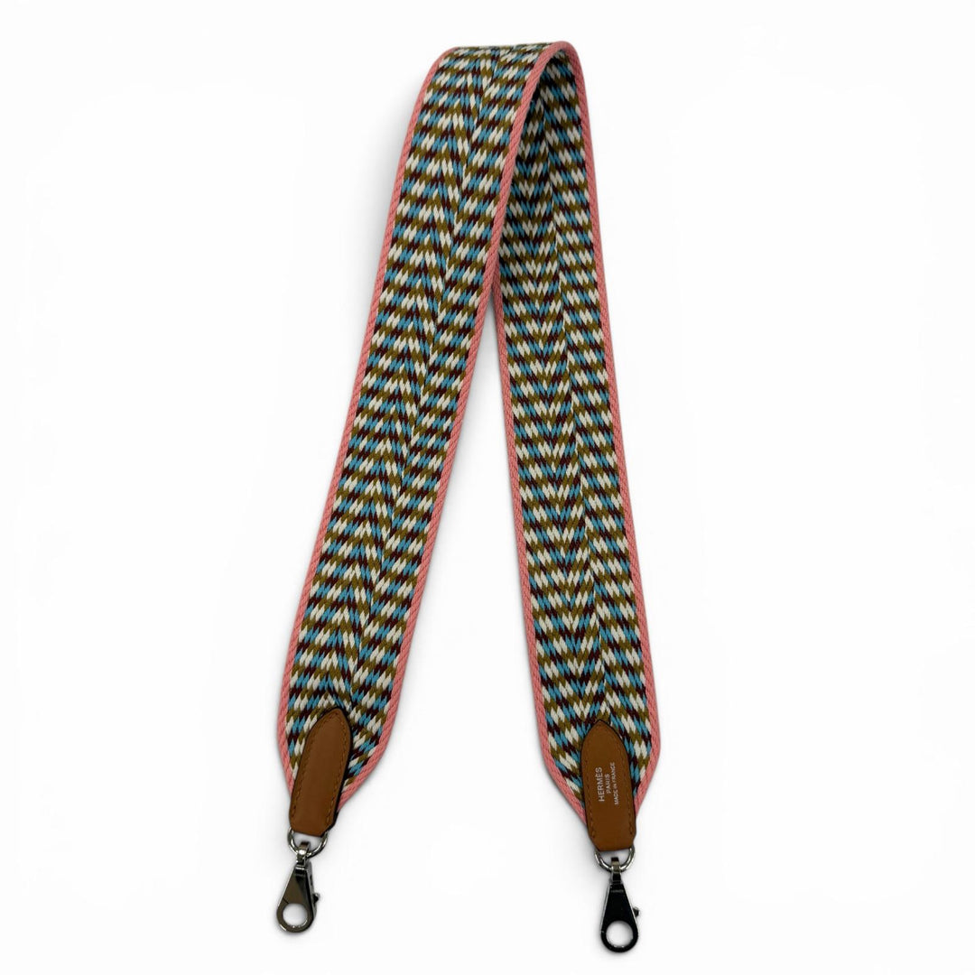 Great HERMES Shoulder strap bandouliere sangle multicolor Women