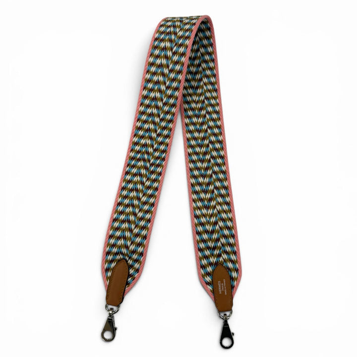 Great HERMES Shoulder strap bandouliere sangle multicolor Women