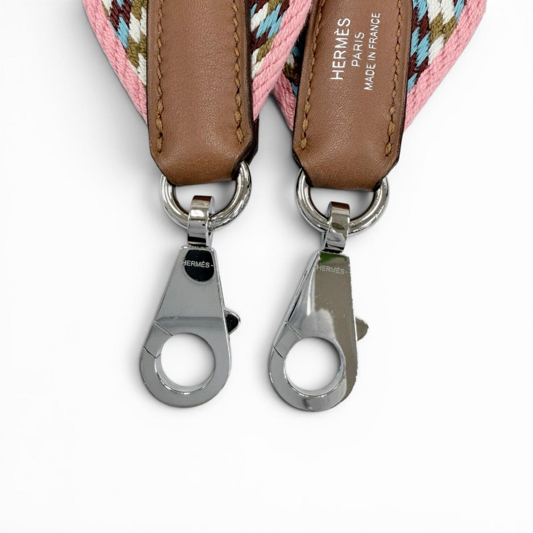 Great HERMES Shoulder strap bandouliere sangle multicolor Women