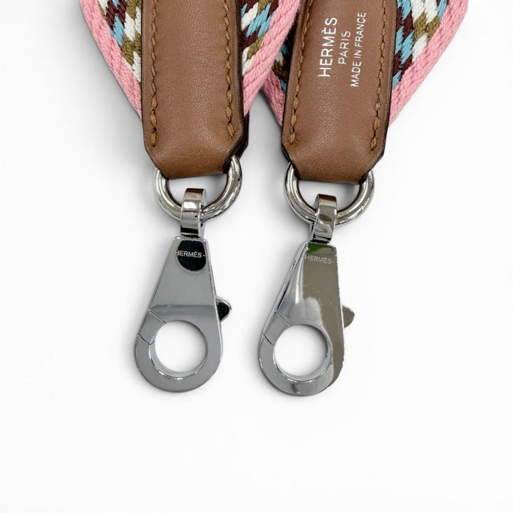 Great HERMES Shoulder strap bandouliere sangle multicolor Women