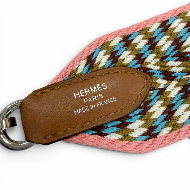 Great HERMES Shoulder strap bandouliere sangle multicolor Women