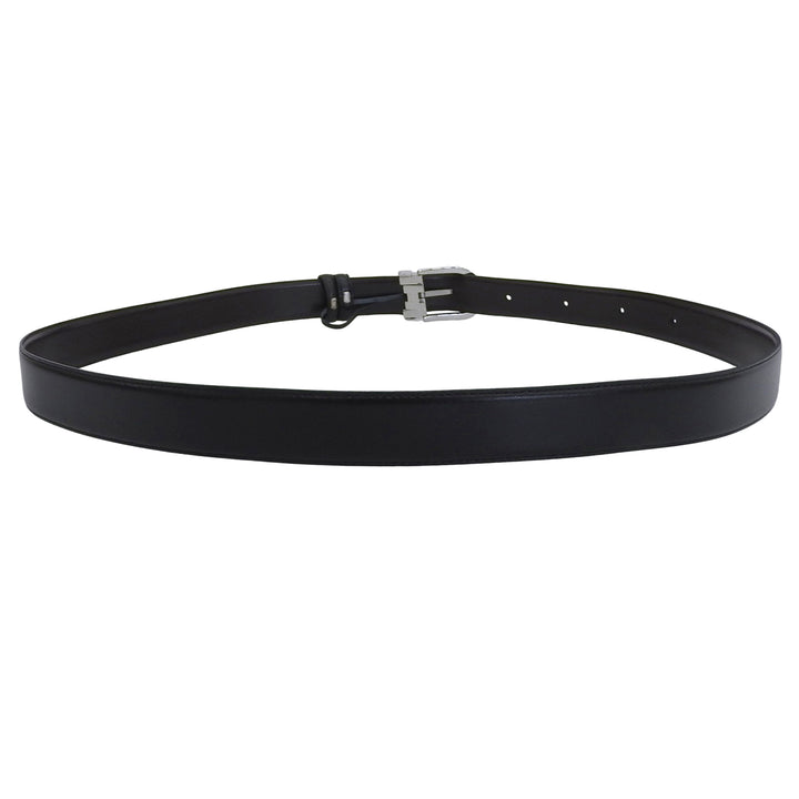 Excellent Dunhill belt reversible black leather mens