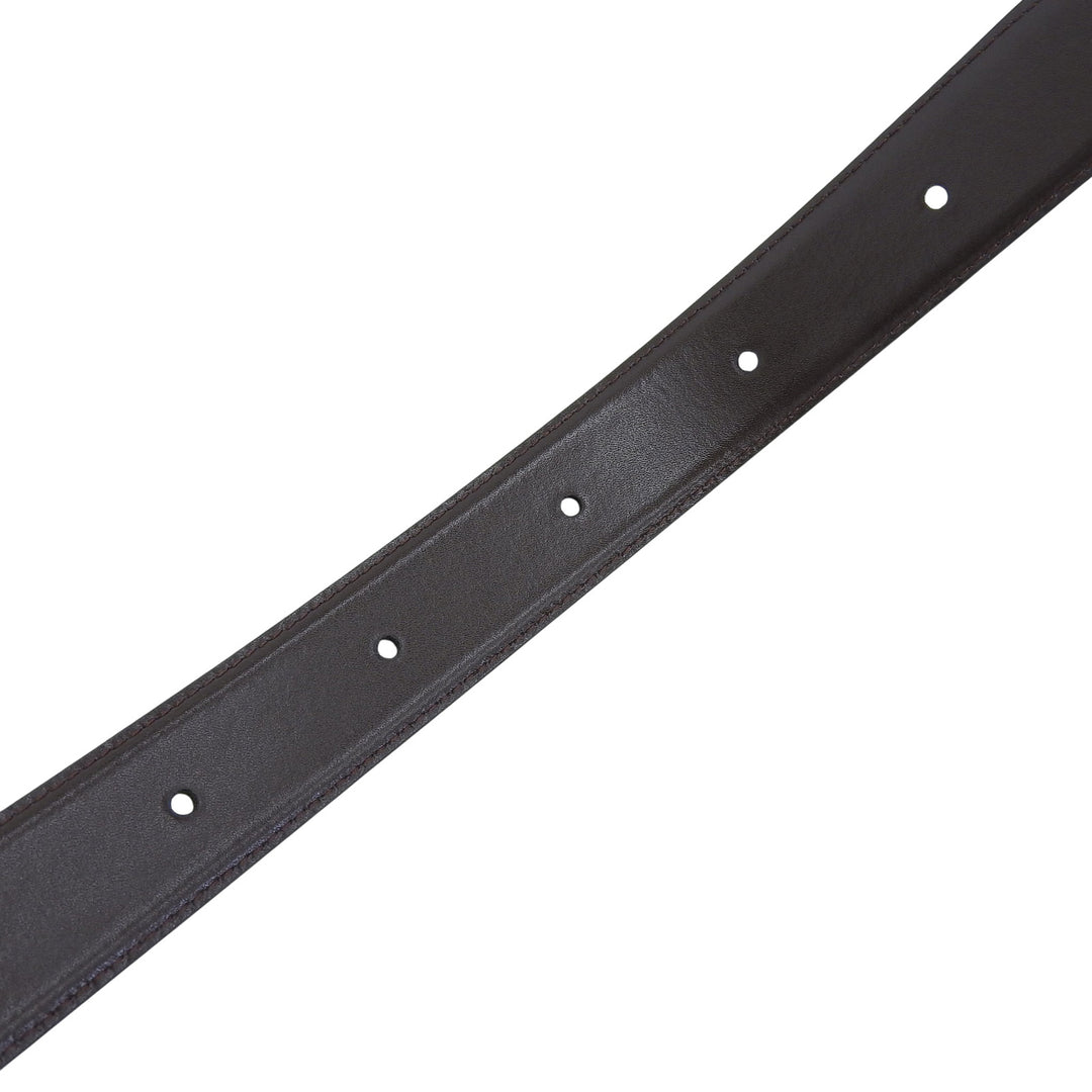 Excellent Dunhill belt reversible black leather mens