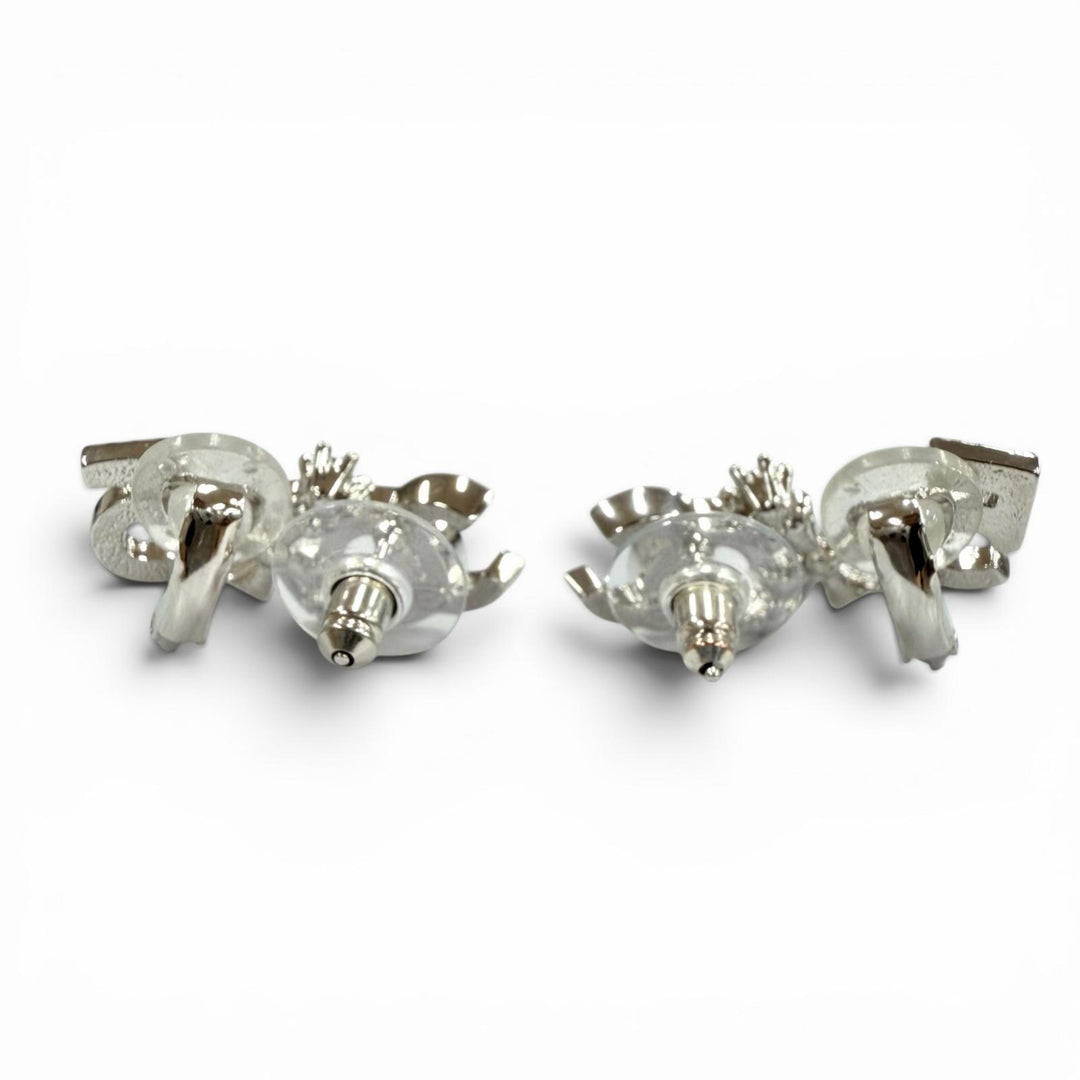 Excellent CHANEL Pierce Silver Women B23P