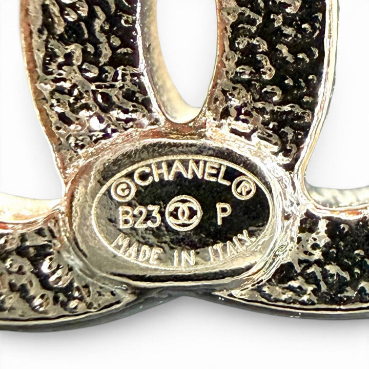 Excellent CHANEL Pierce Silver Women B23P