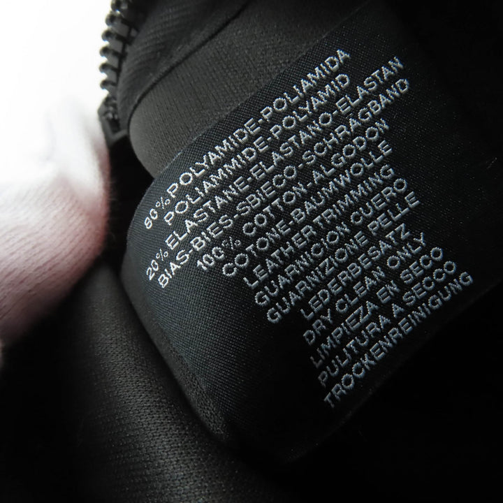 Excellent HERMES Pouch Truth Flat PM Neoban Logo-printed ZIP Navy Women