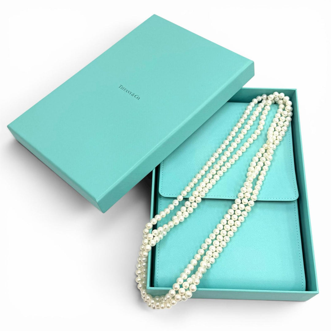 Great TIFFANY&Co. Necklace Pearl Wrap Necklace white Freshwater pearl Women