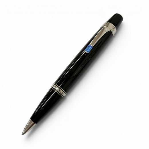 Excellent MONTBLANC Ballpoint pen BOHEME black Blue Gemstone mens