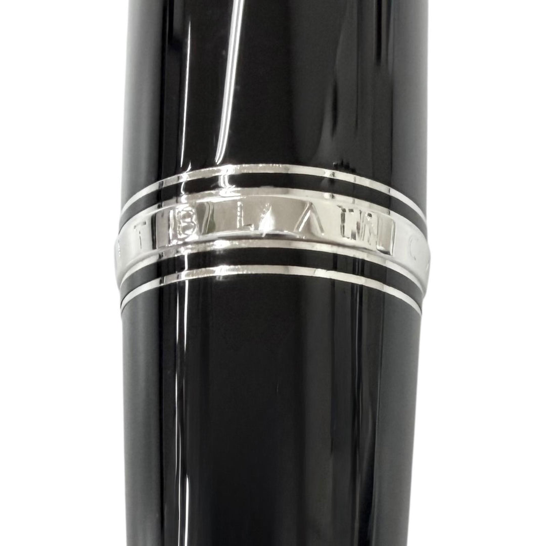 Excellent MONTBLANC Ballpoint pen BOHEME black Blue Gemstone mens
