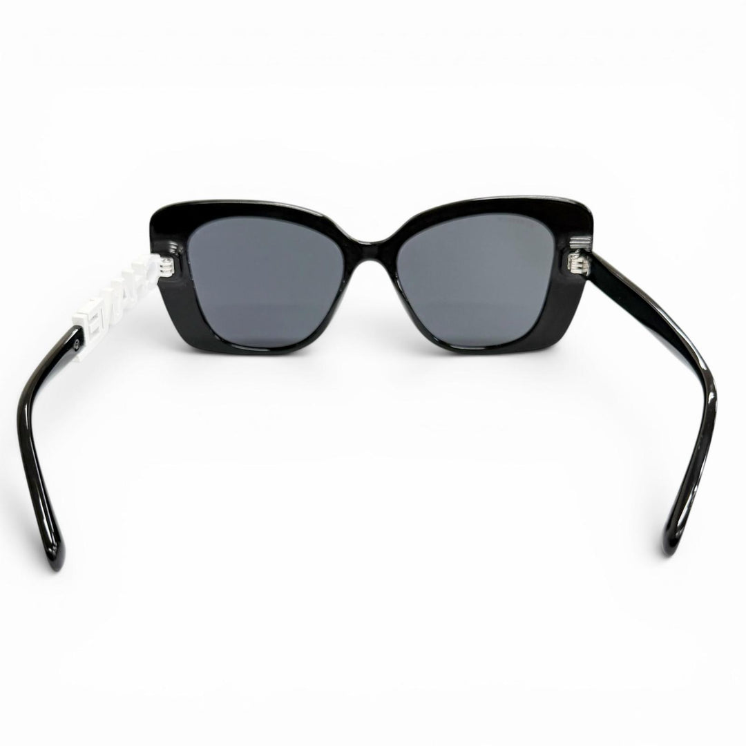 Very Good CHANEL sunglasses COCO Mark logo rhinestone black 5422-B 53□17 140