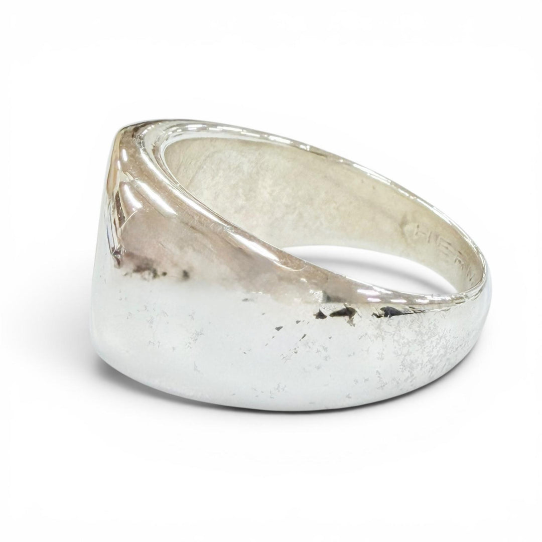 Excellent HERMES Ring ring Combi Serie Silver 925 Women