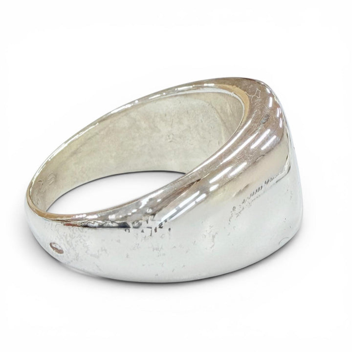 Excellent HERMES Ring ring Combi Serie Silver 925 Women