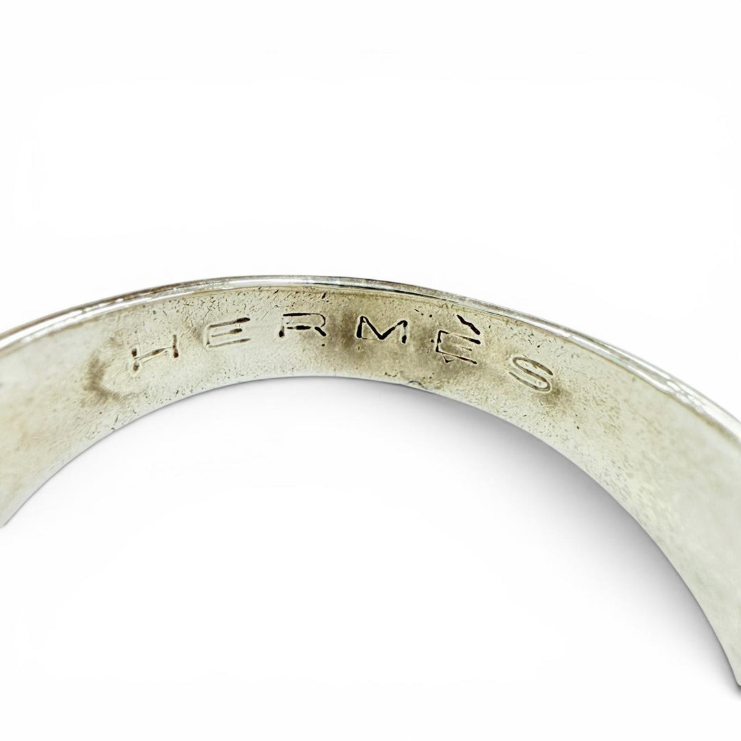 Very Good HERMES Ring ring Combi Serie Silver 925 Women
