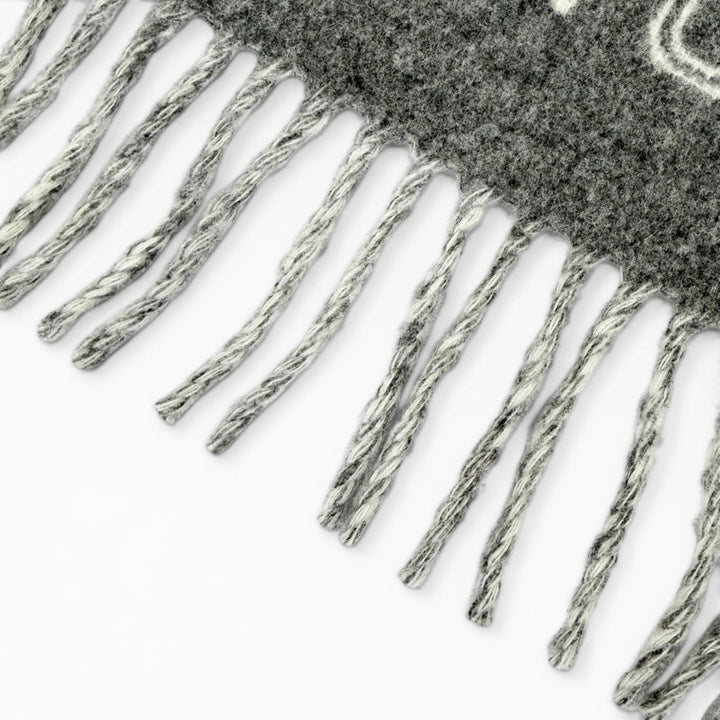 Pristine LOUIS VUITTON Scarf Muffler Monogram Shadow Large format Gris M79126