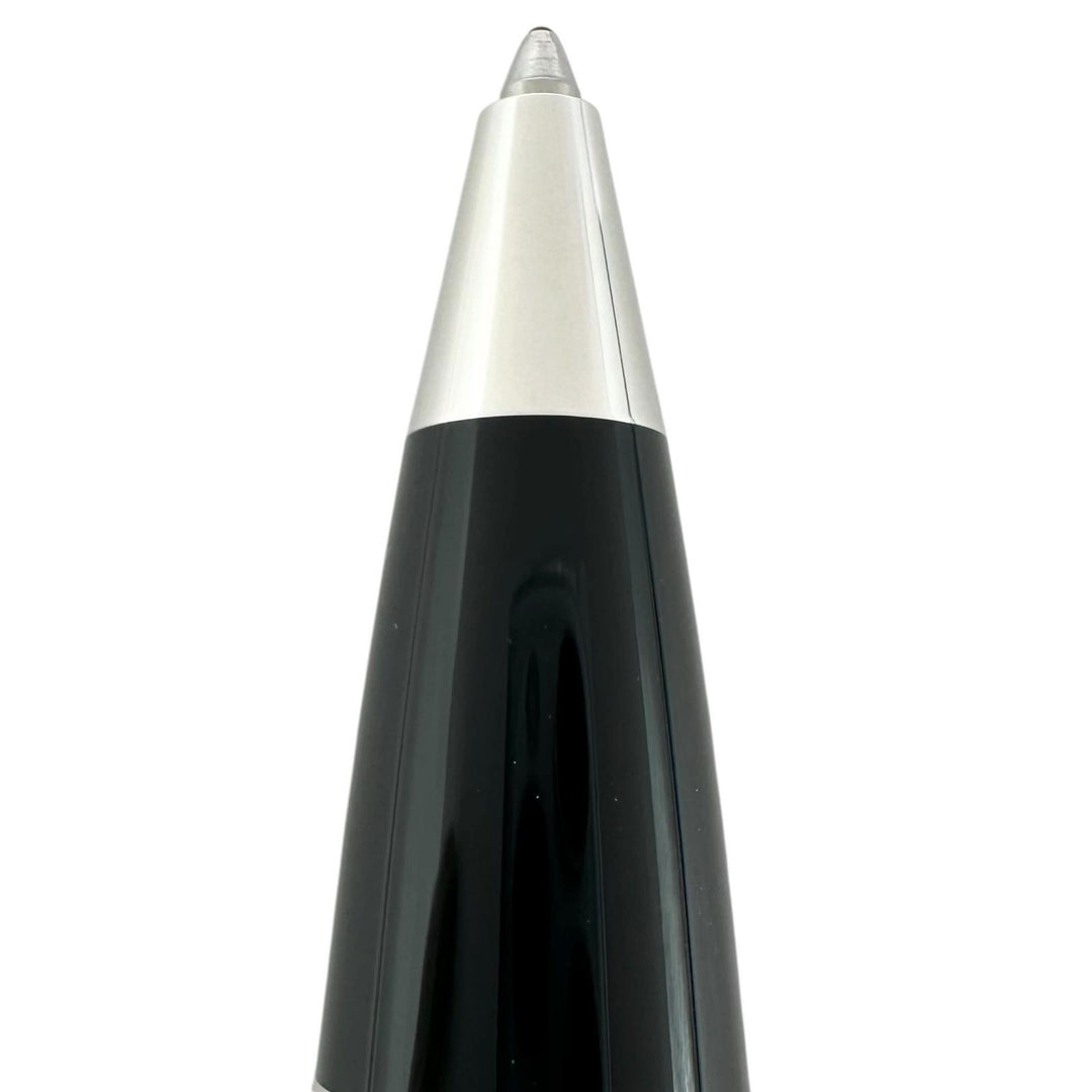 Excellent MONTBLANC Ballpoint pen Starwalker White Star Twist Type black Resin
