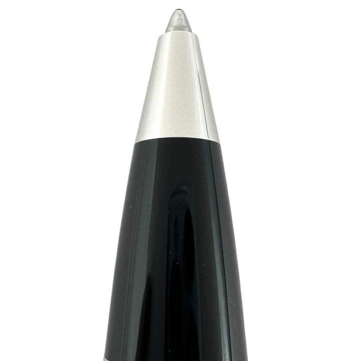 Excellent MONTBLANC Ballpoint pen Starwalker White Star Twist Type black Resin