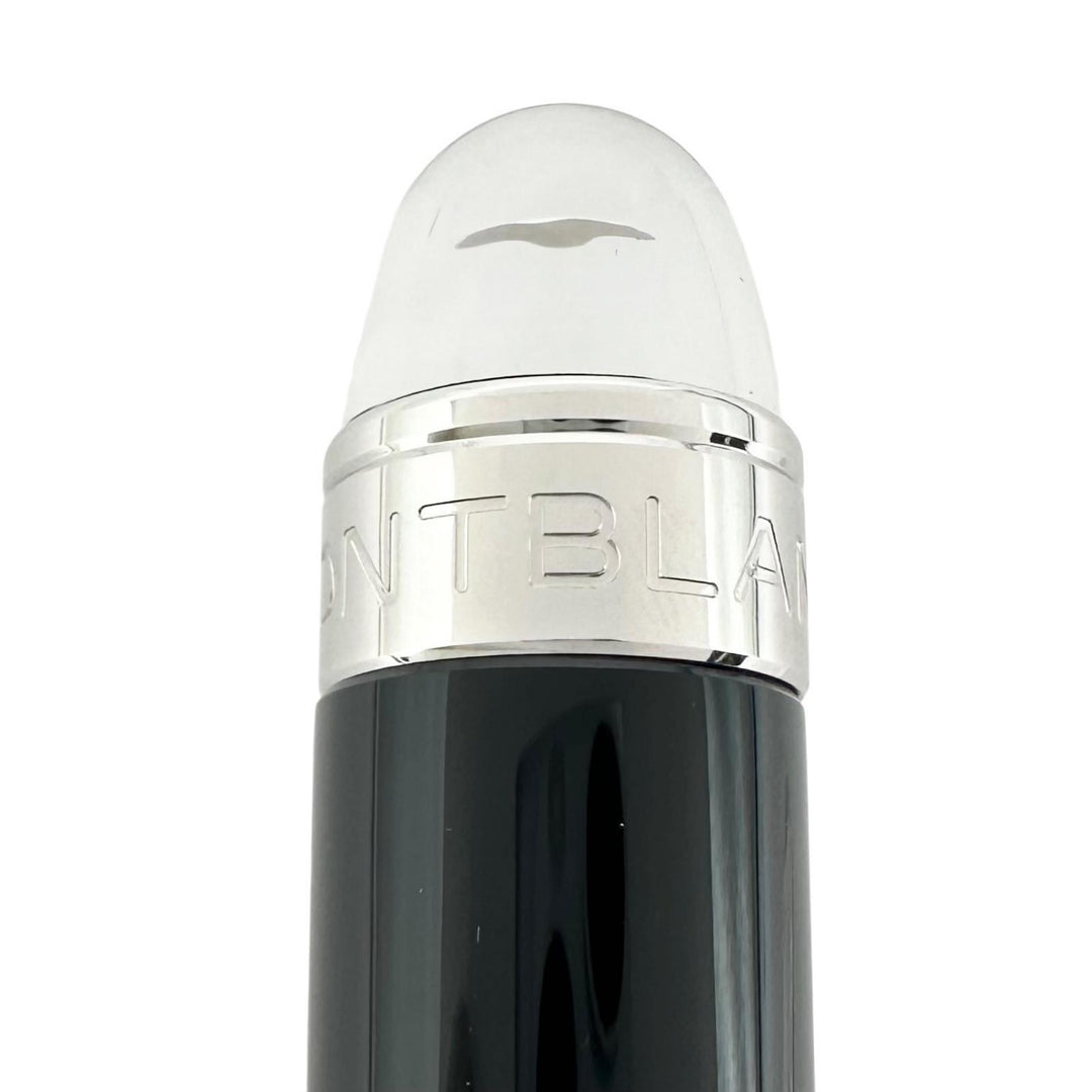 Excellent MONTBLANC Ballpoint pen Starwalker White Star Twist Type black Resin