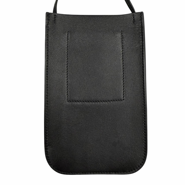 Great JIL SANDER Mobile case GIRO PHONE CASE black leather Women