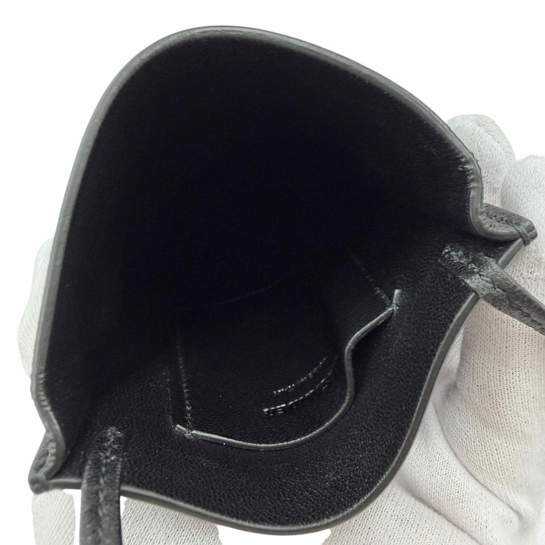 Great JIL SANDER Mobile case GIRO PHONE CASE black leather Women