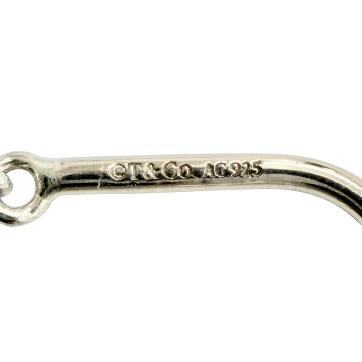 Great TIFFANY&Co. Pierce Drop Ball Hook Pierce Accessory Silver 925 Women