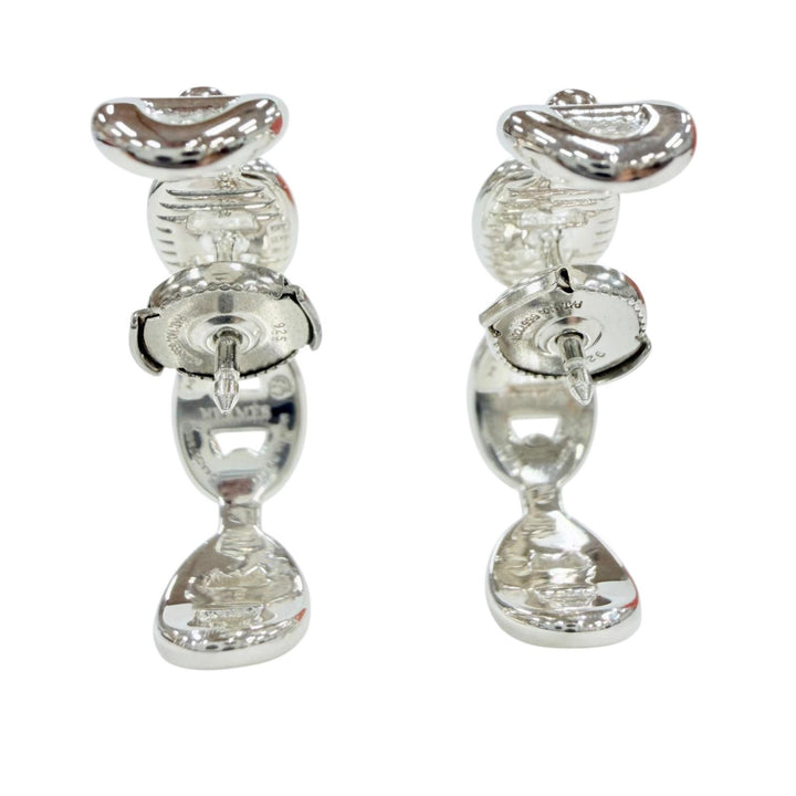 Excellent HERMES Pierce Chene Dunkle Anchene Silver 925 Women