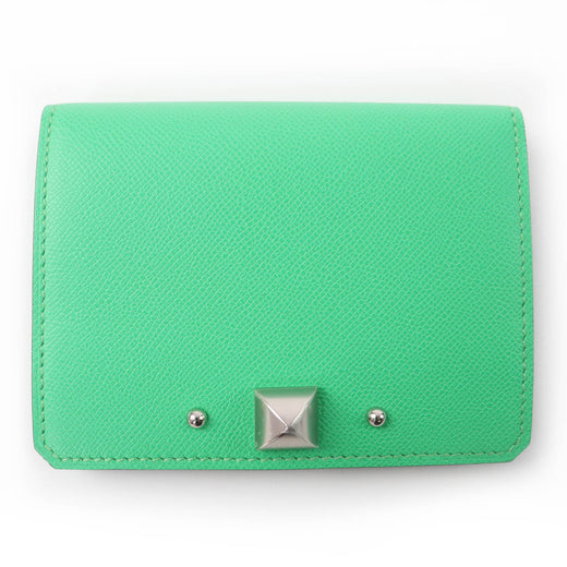Pristine HERMES Card Case Medall Card Case Epsom Leather Women