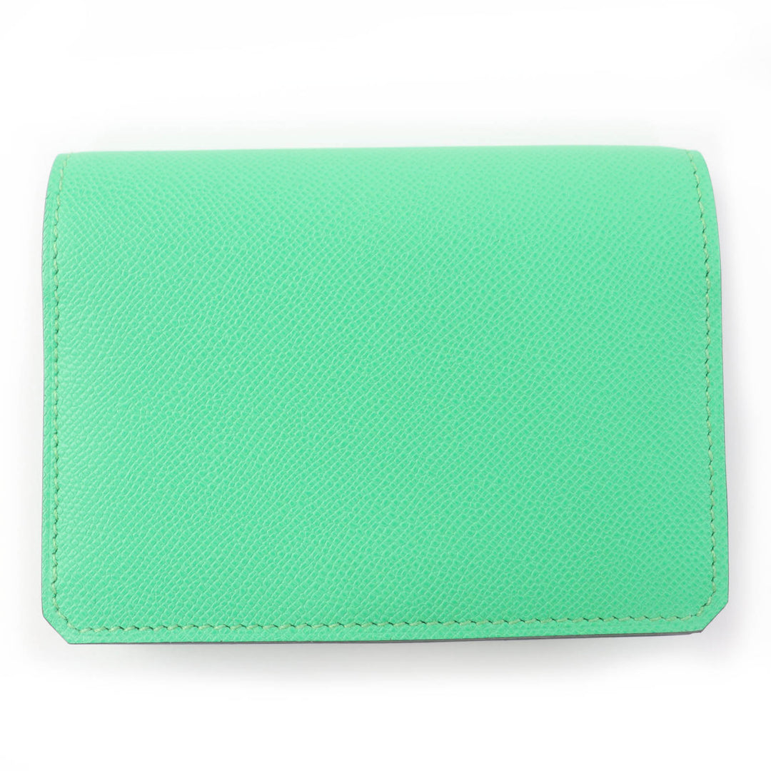 Pristine HERMES Card Case Medall Card Case Epsom Leather Women