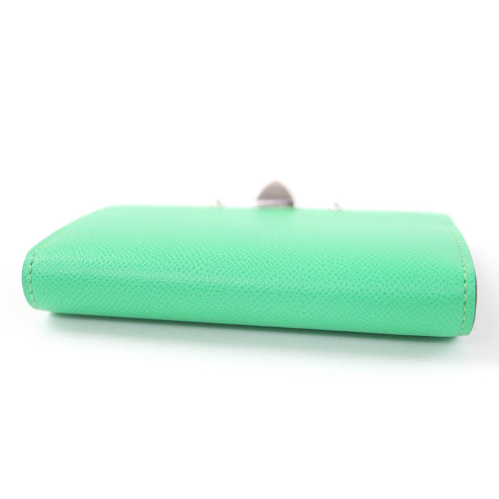 Pristine HERMES Card Case Medall Card Case Epsom Leather Women