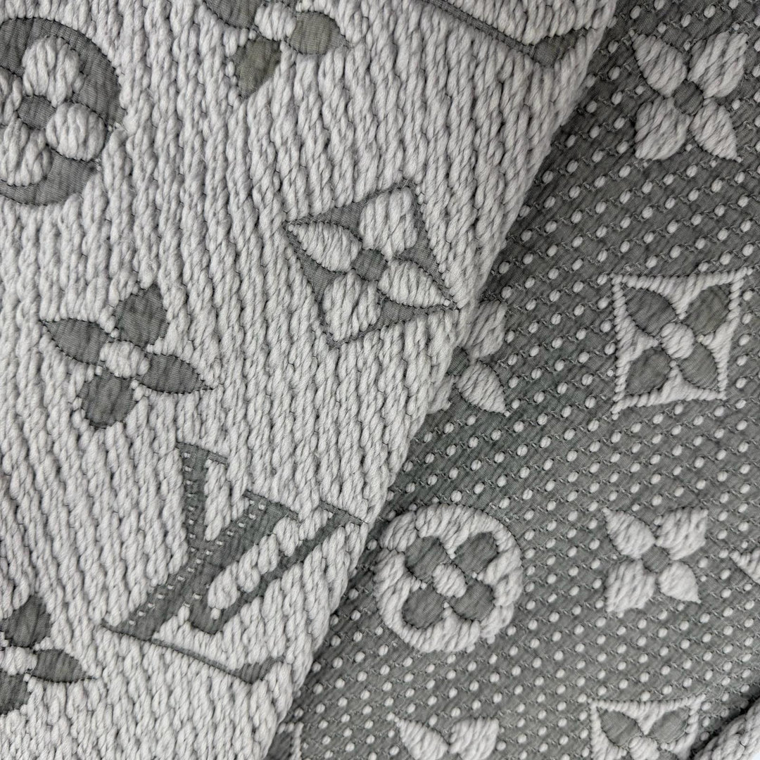 Very Good LOUIS VUITTON Scarf Escharpe Logomania Monogram wool mens M74742