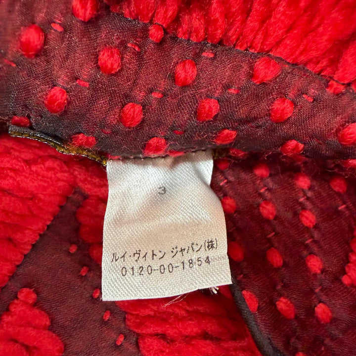 Excellent LOUIS VUITTON Scarf Esharp Logomania wool Women M72432